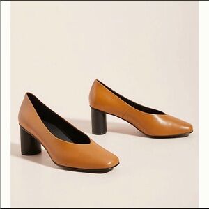 Jeffrey Campbell Tan Block Heel Shoes